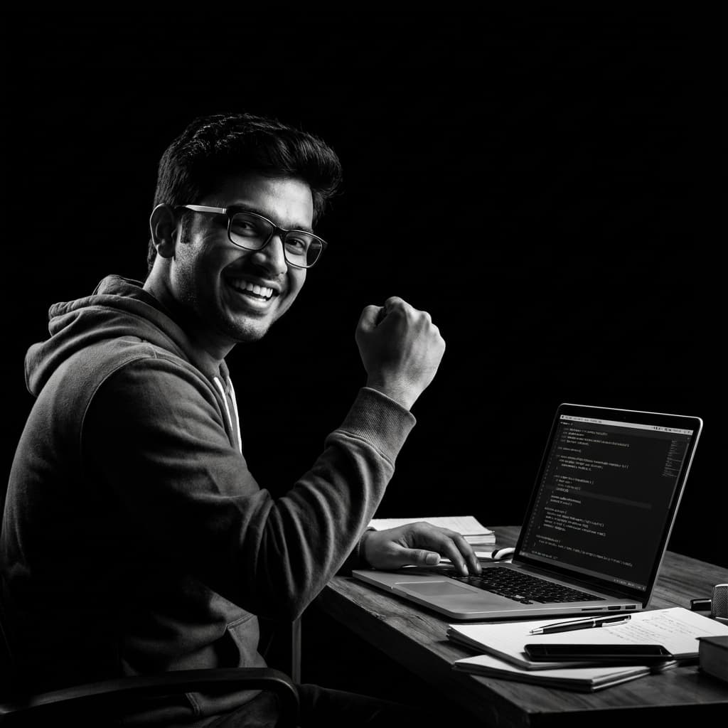 Happy Student Learning